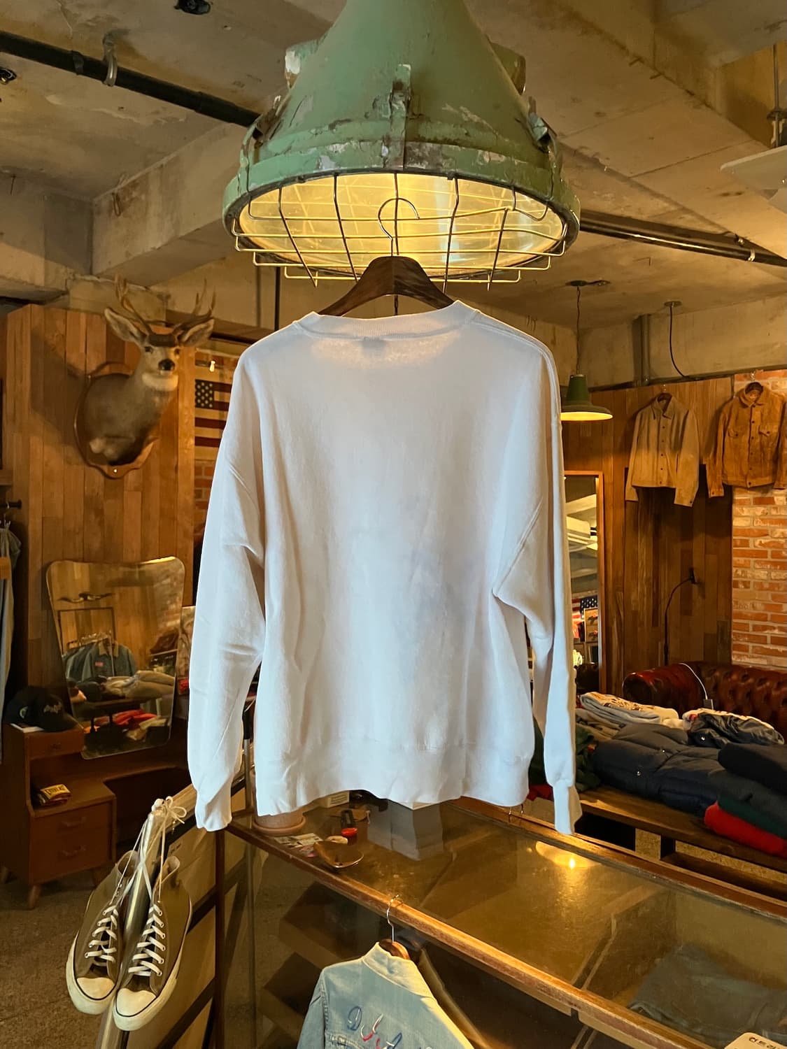 90s USA 빈티지 러셀 플레인 스웻 셔츠 맨투맨 상품이미지3