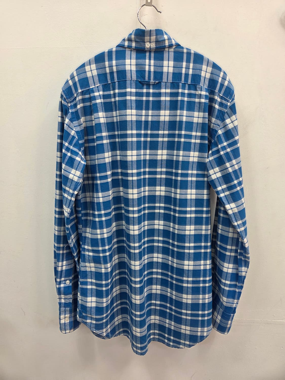 2사이즈 톰브라운 블루 화이트 체크 셔츠 상품이미지6