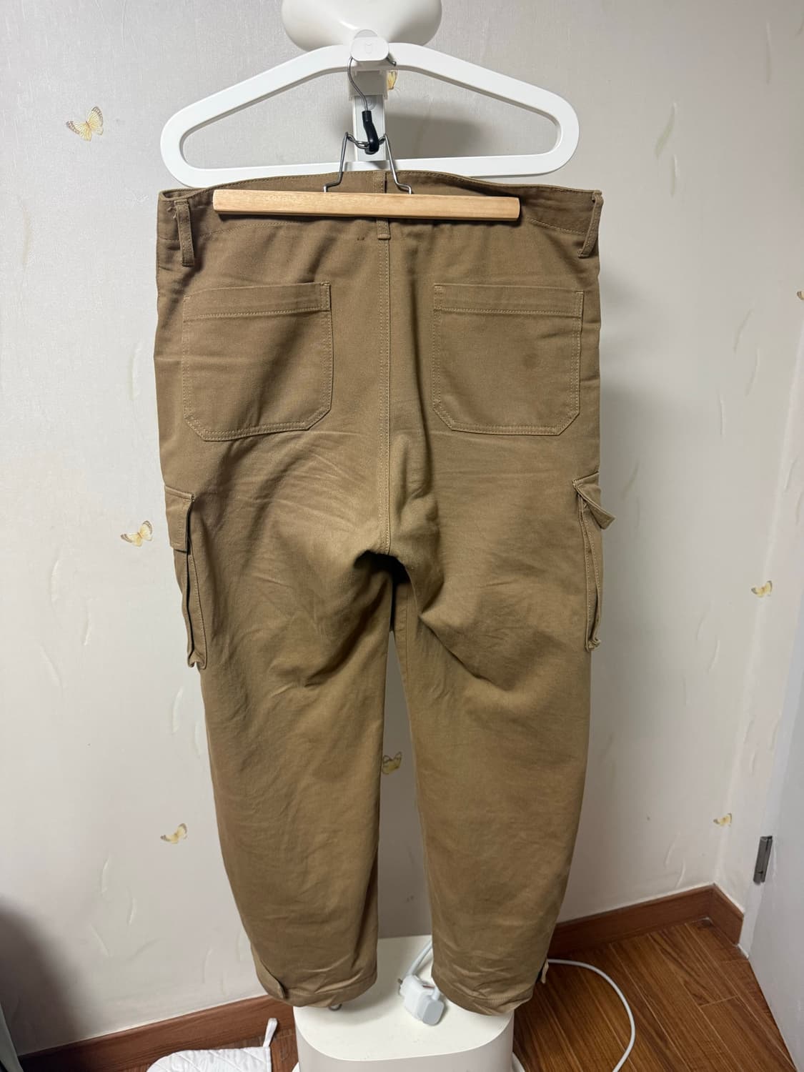 인사일런스 베이지 카고 치노팬츠 L 상품이미지2