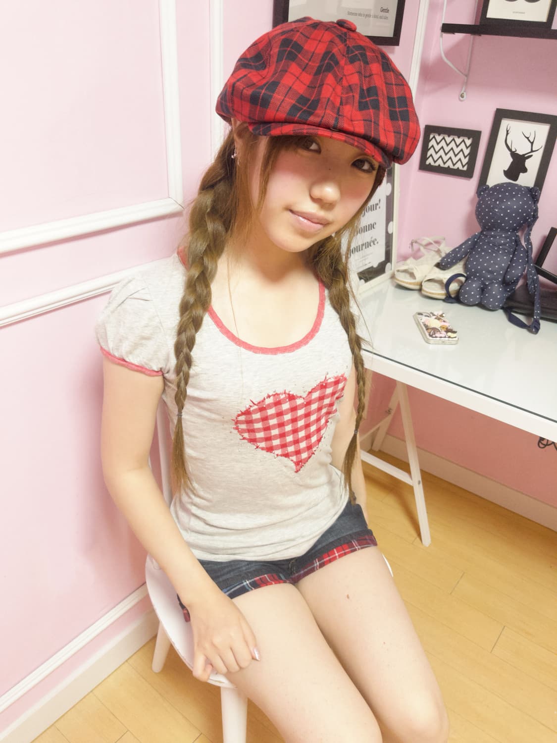 Vintage heart top 상품이미지2