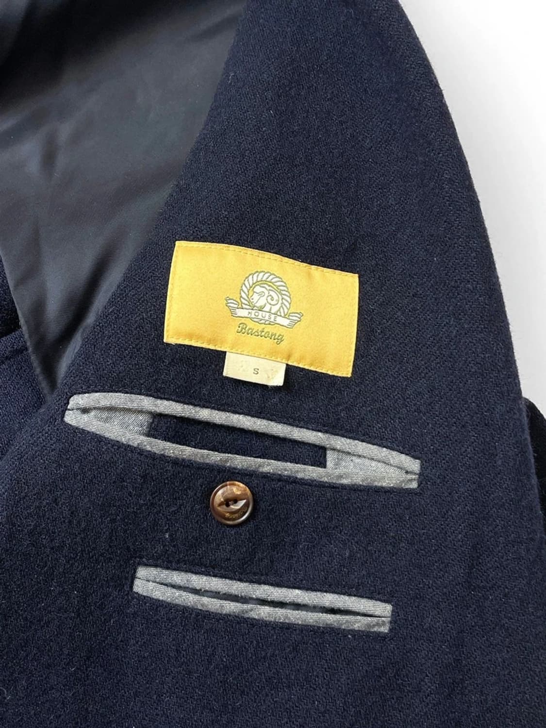 바스통 BASTONG 재팬 오리지널 울 블레이져 자켓 A1396 상품이미지7