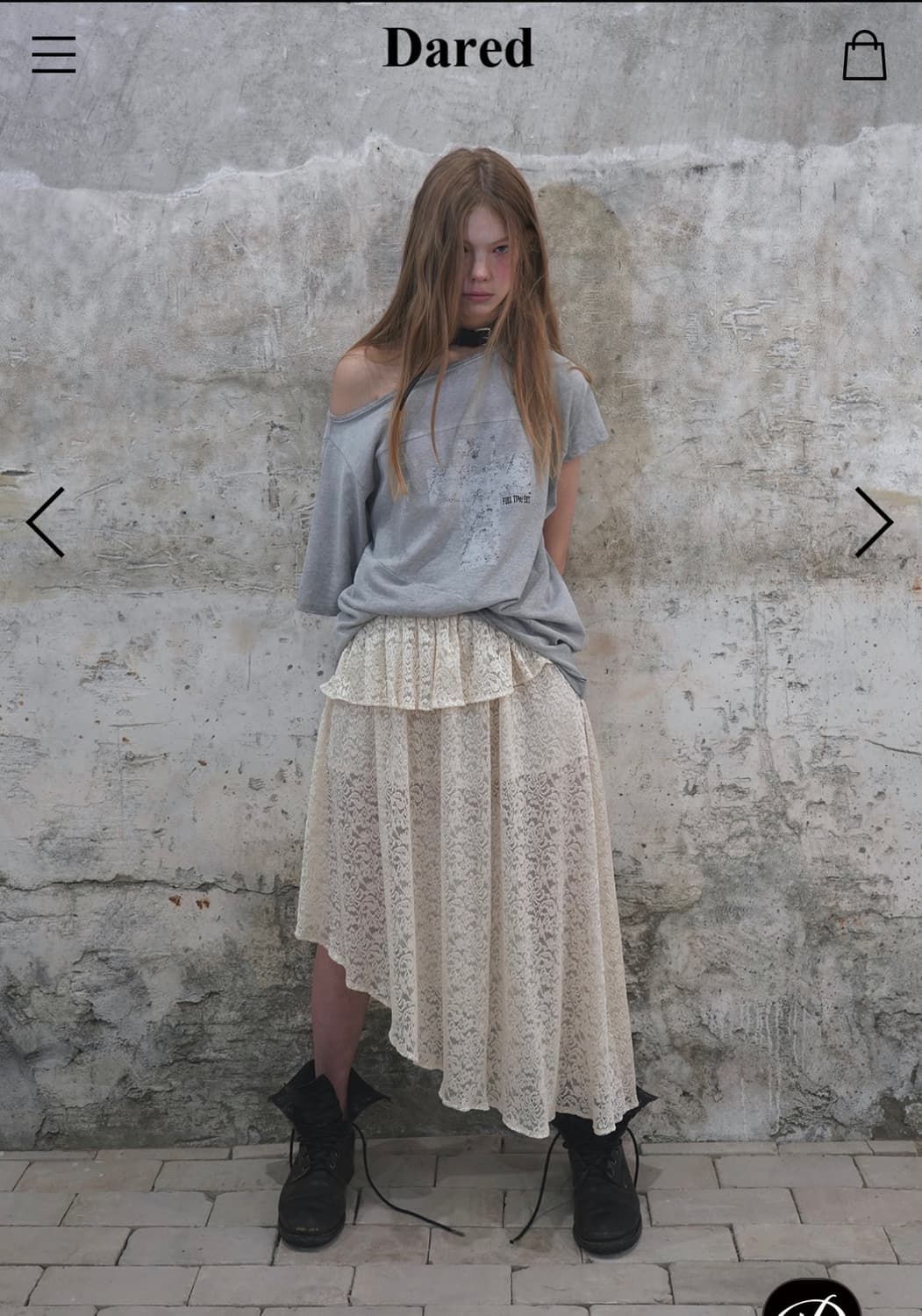 데어드 틸트 스커트  상품이미지2