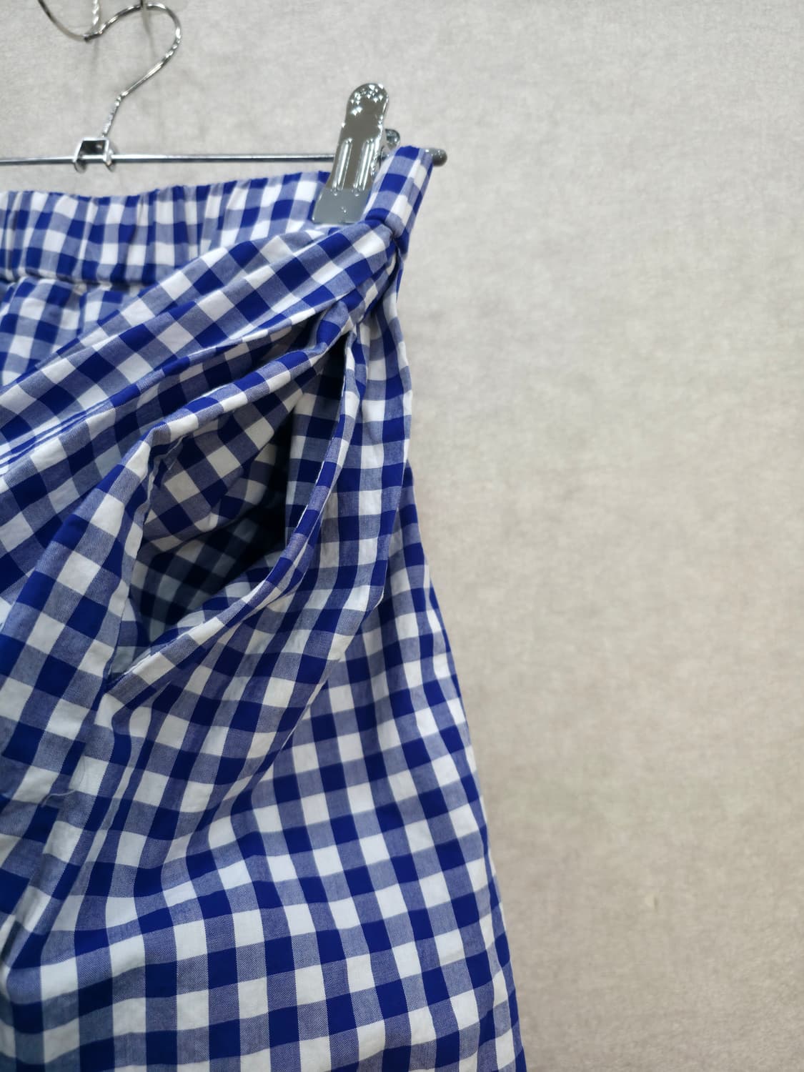 제평 LOW GAUGE 체크 롱 밴딩 스커트 상품이미지3