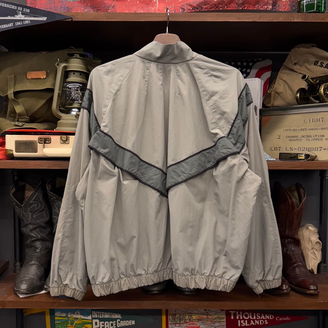 L/S 90s IPFU 1세대 US ARMY 오리지널 V 스카치 바람막이 상품이미지2