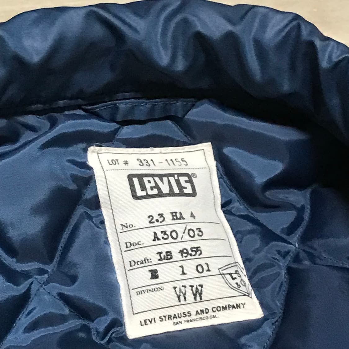 리바이스 N123 패딩 셔츠 자켓 상품이미지5