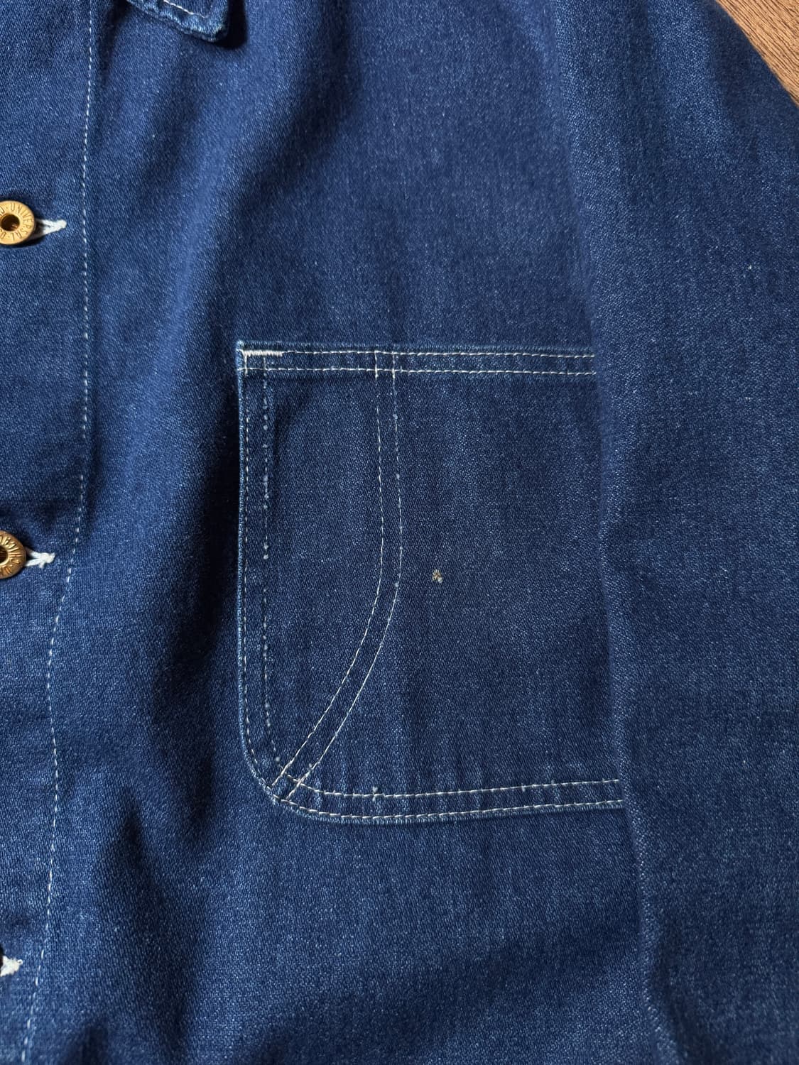 [L]80's 유니버셜 오버롤 유니온메이드 데님 초어 자켓 상품이미지4