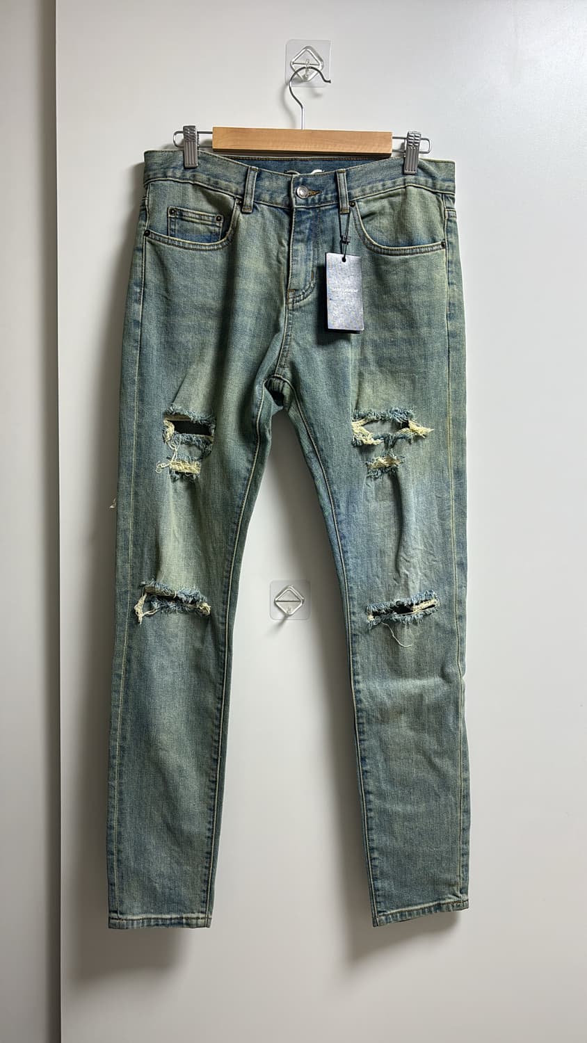 생로랑 15시즌 에디슬리먼 디스 데님진 새상품 상품이미지1