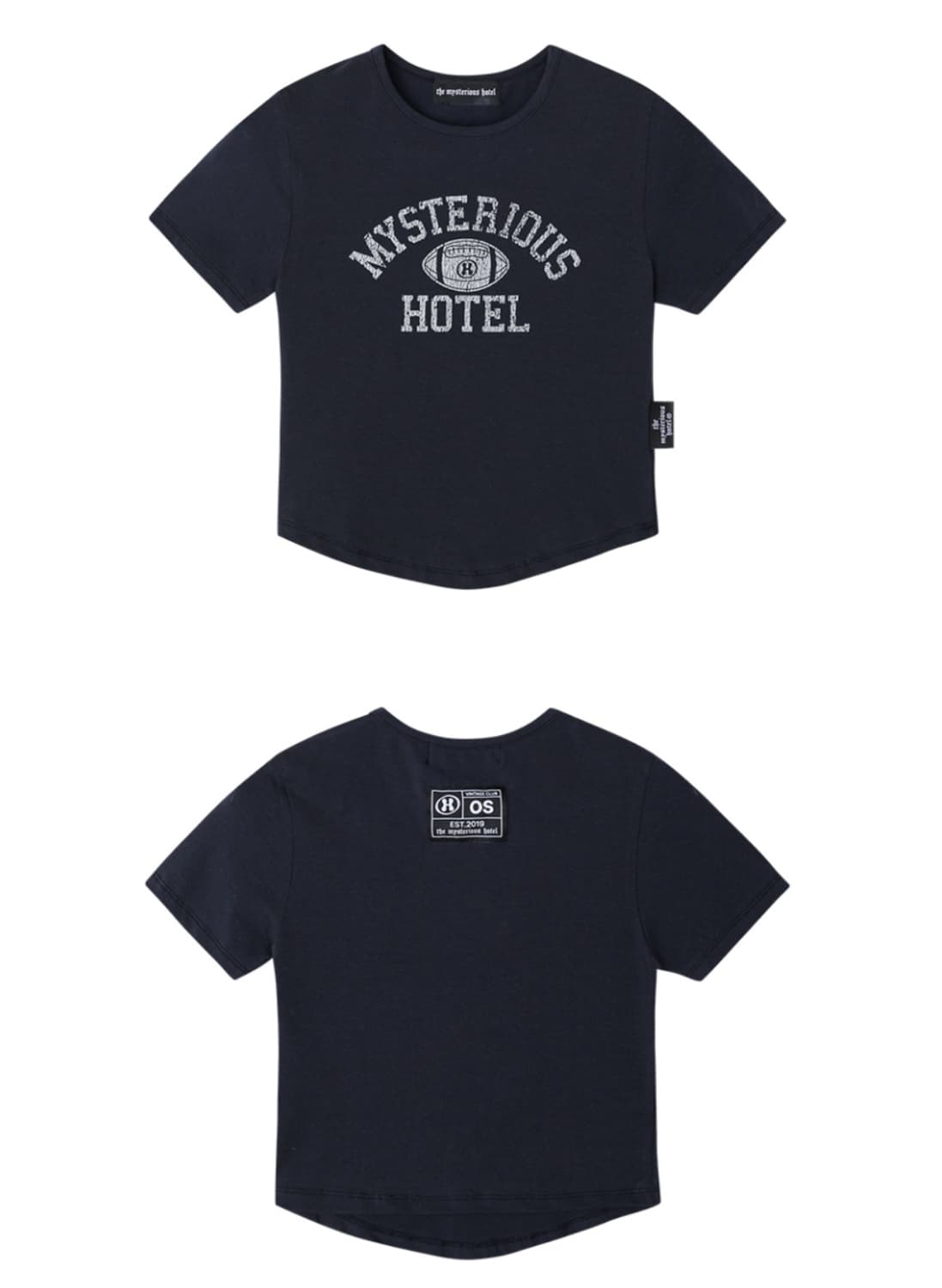 더 미스테리어스 호텔 RUGBY U LINE T-SHIRT [NAVY] 상품이미지5