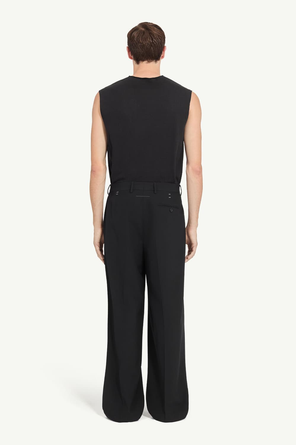 (새제품) MM6 메종 마르지엘라 스테이플드 울 트라우저 48 상품이미지3