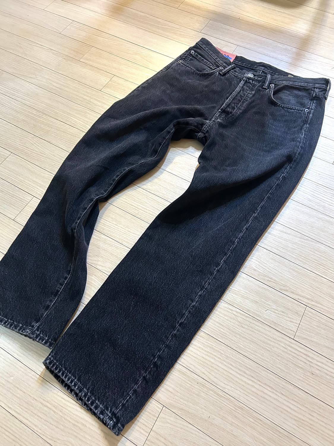 1996 Metal Black Straight Fit Pants 상품이미지5