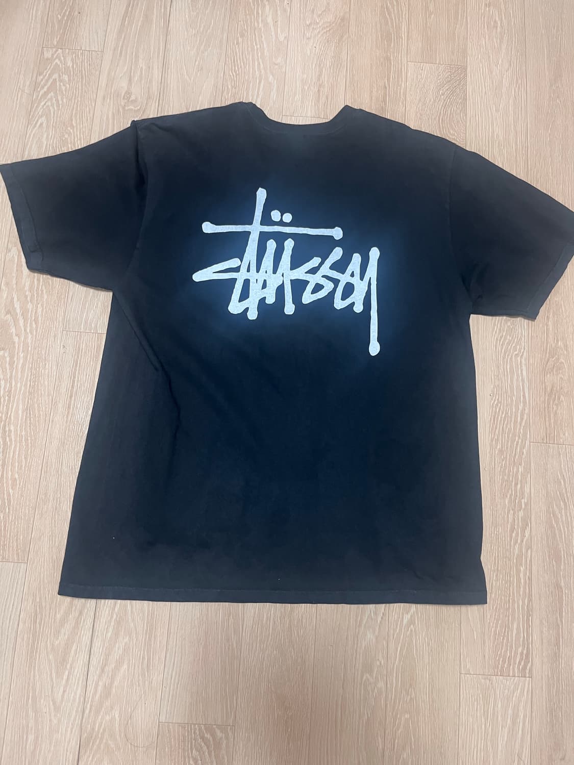 스투시 베이직 피그먼트 반팔 L 상품이미지1