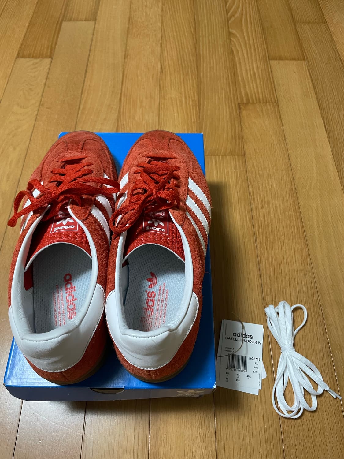 [270] 아디다스 가젤 인도어 오렌지 클라우드 화이트 상품이미지1