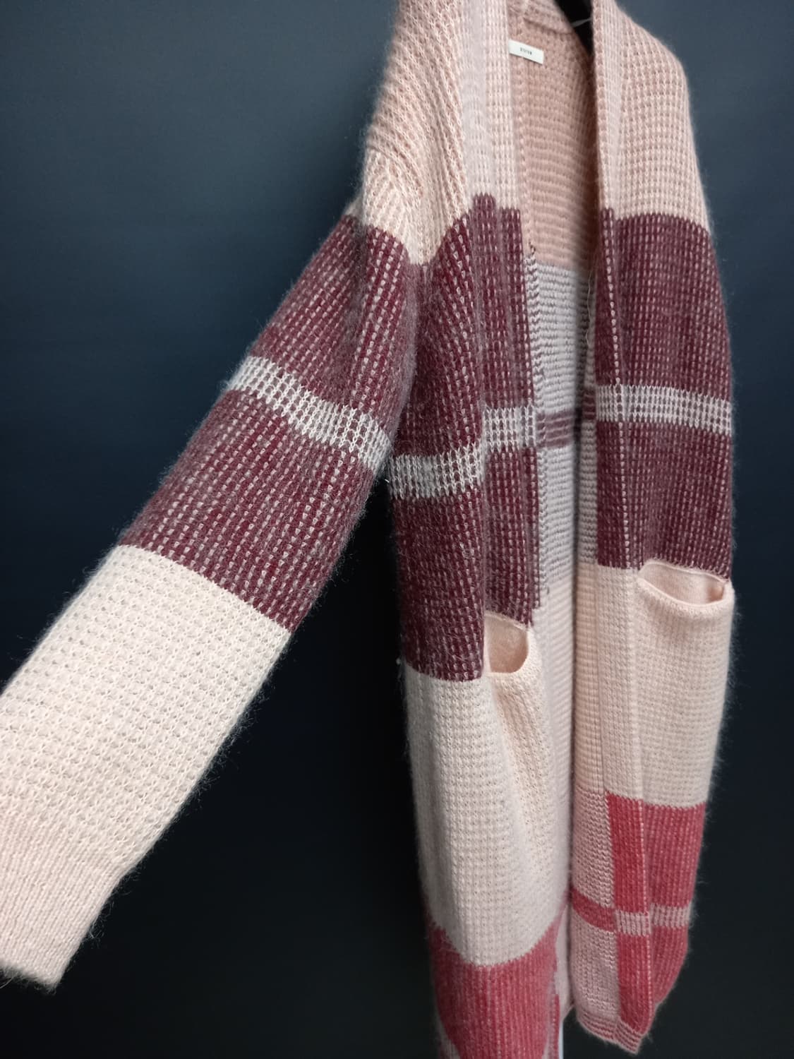 시스템 춘추동 양모 캐시미어블랜 맥시 롱 가디건 F 44-77 상품이미지3