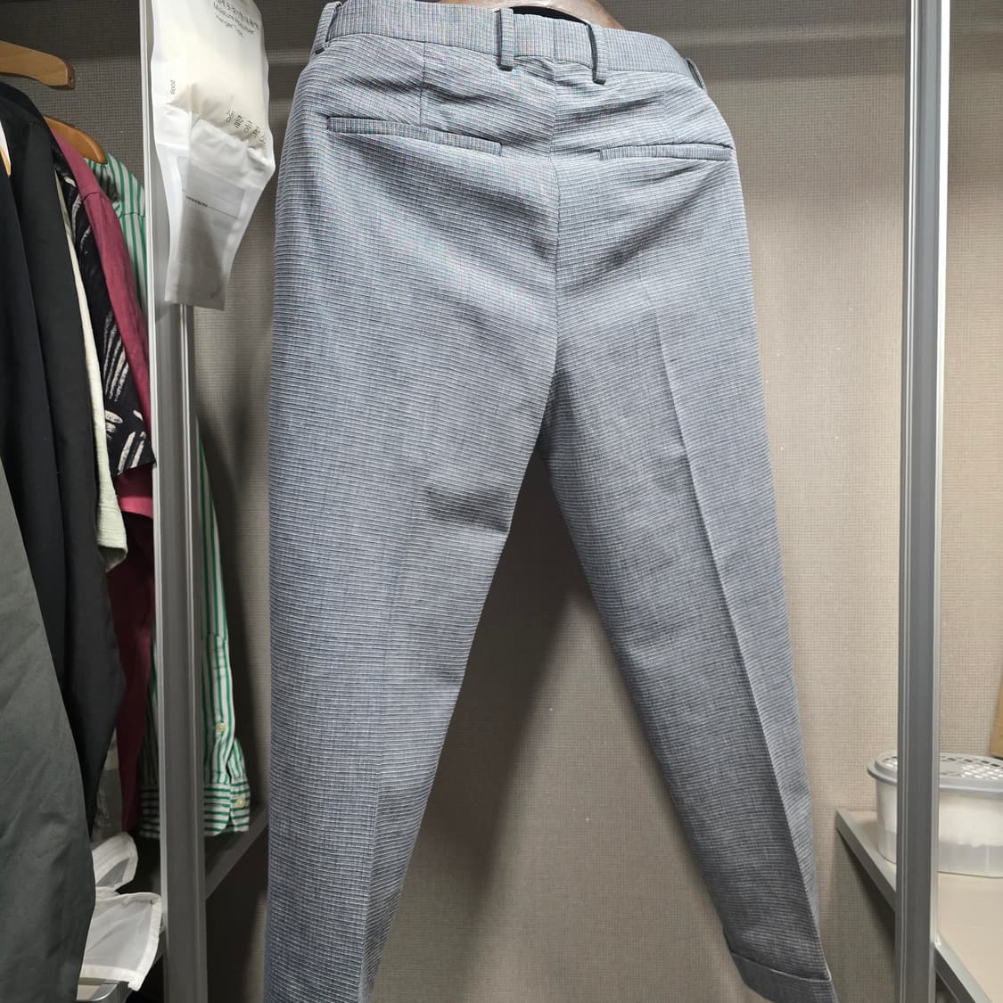 띠어리 마이크로 체크 팬츠 31 상품이미지4