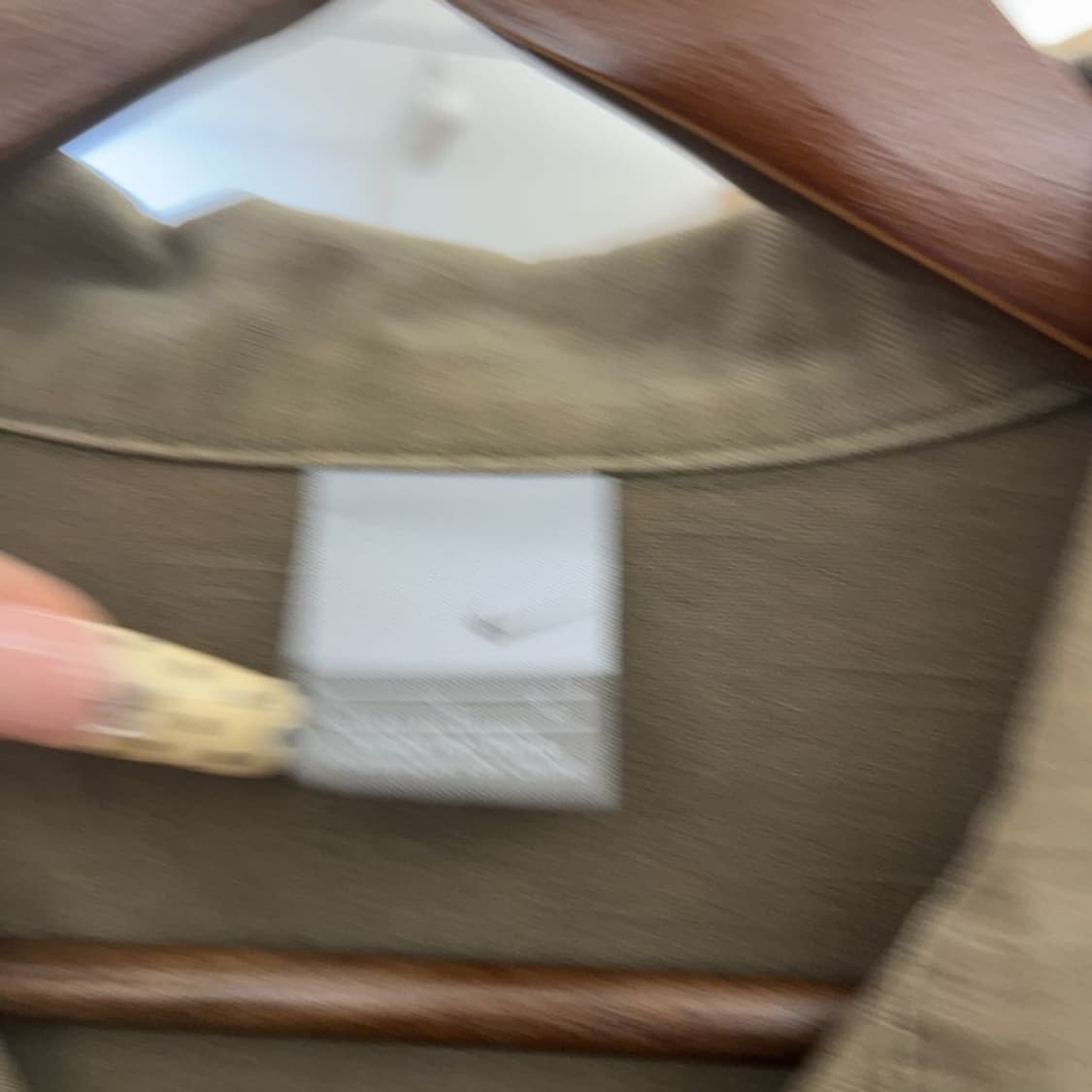 나이키 빈티지 캐주얼 올리브카키 워크 셔츠 자켓 L C09623 상품이미지5