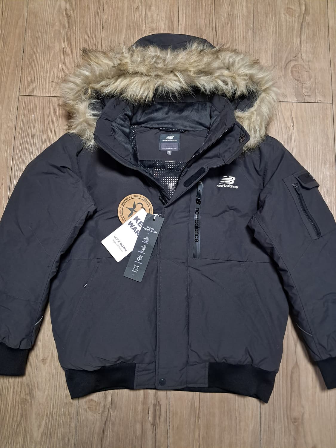 뉴발란스 숏패딩 남성S 새상품  상품이미지1