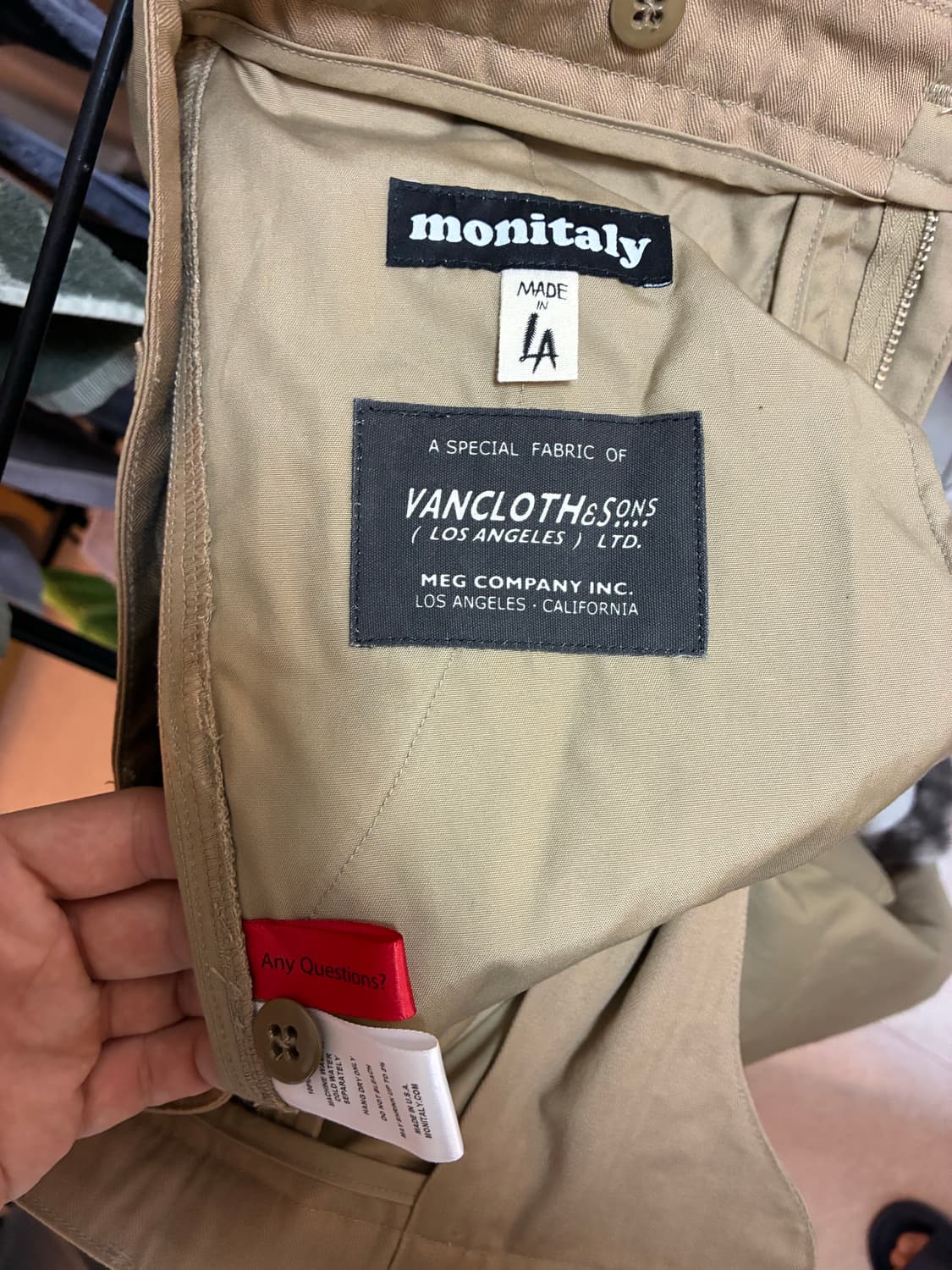 모니탈리 와이드 테이퍼드 구르카 팬츠(31) 상품이미지4