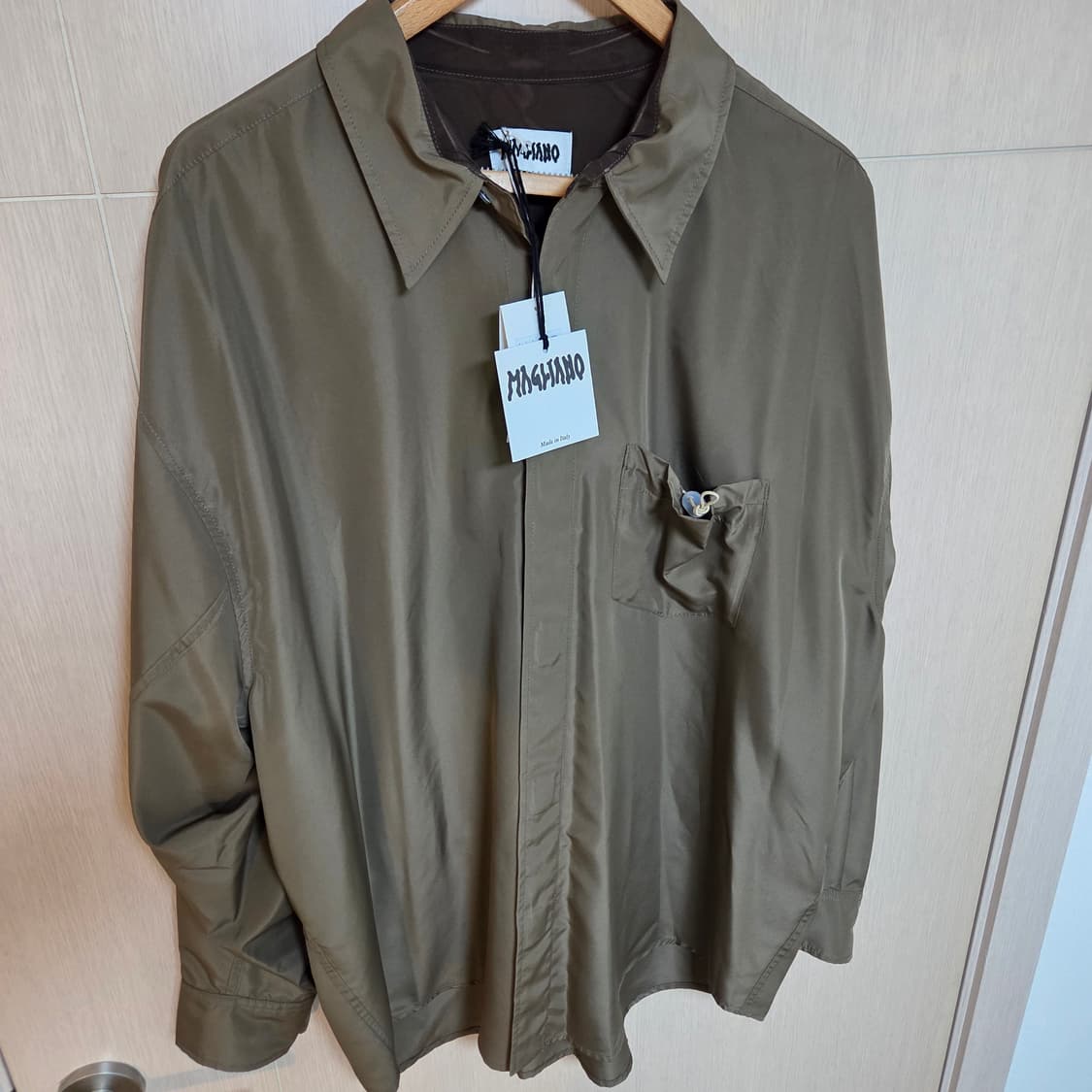 [Made in Italy] Magliano 모카 셔츠자켓 (M) 상품이미지3