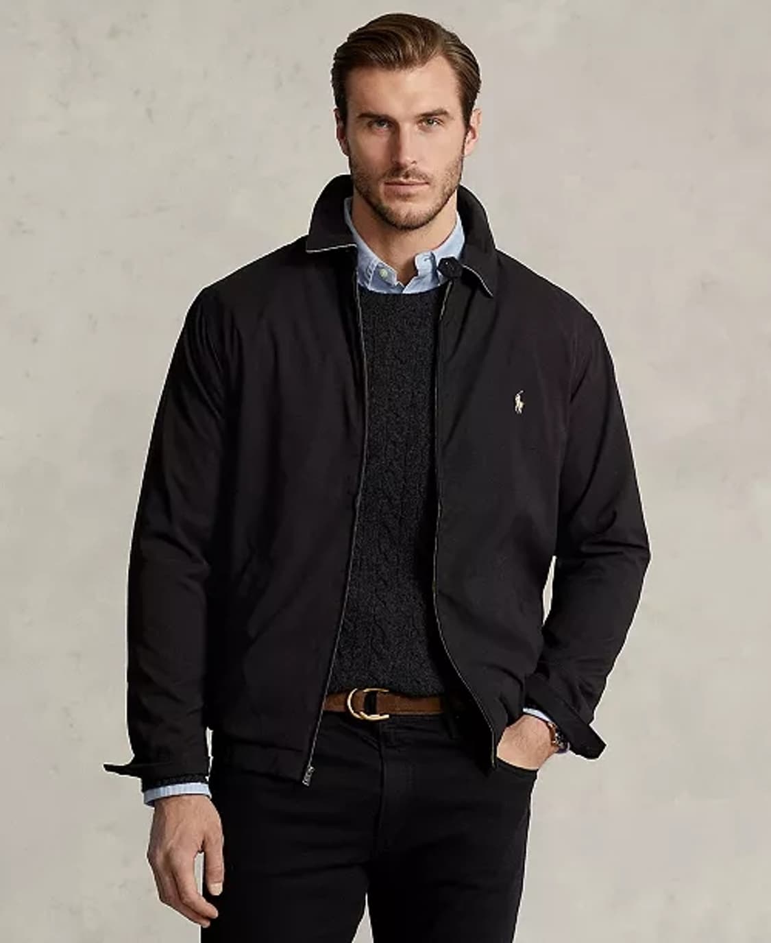 폴로 랄프로렌 블랙 바이스윙 바람막이 자켓 블랙 XL 새상품 상품이미지1