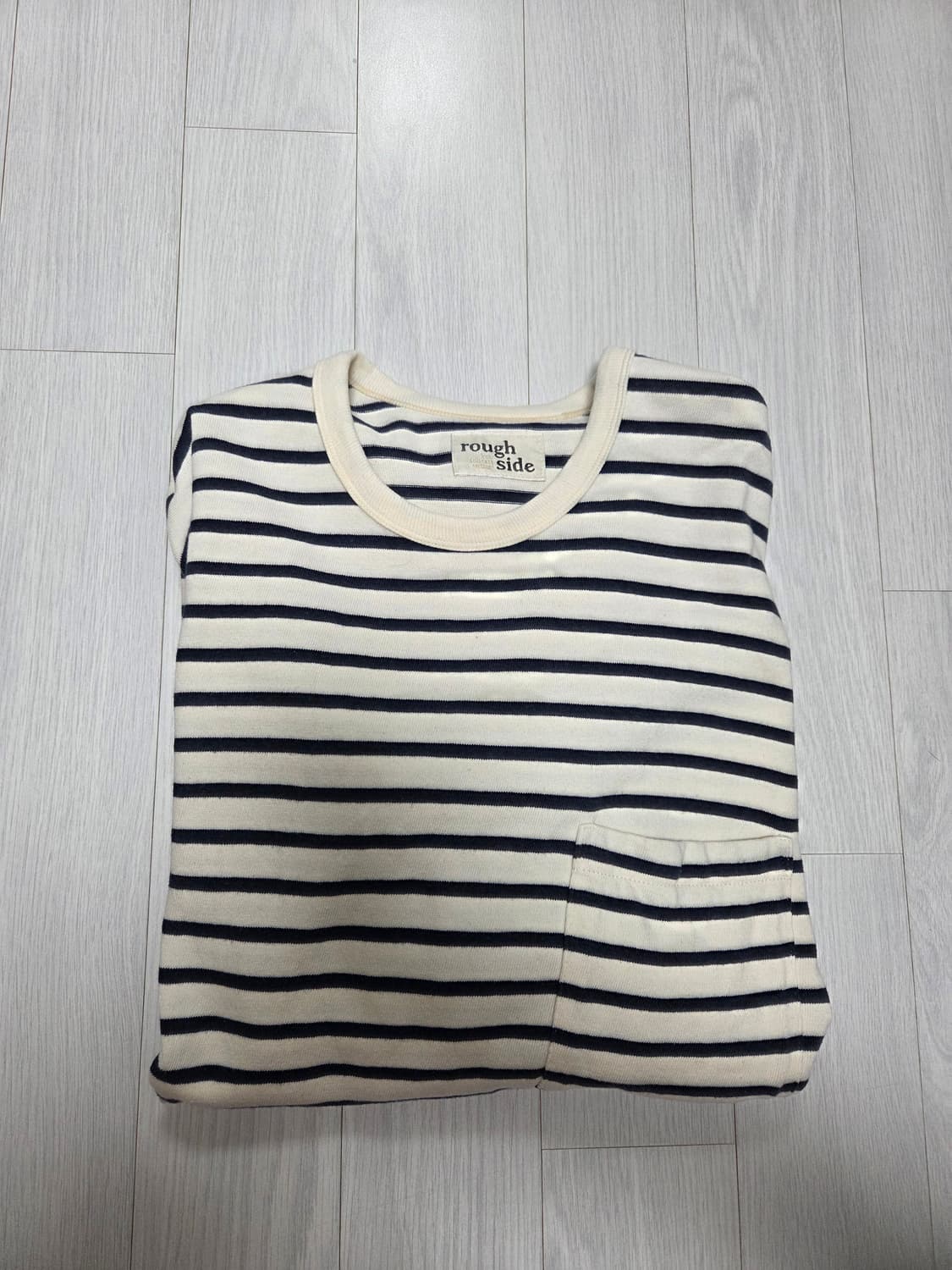 러프사이드 네이비 스트라이프 롱슬리브 티셔츠 상품이미지2