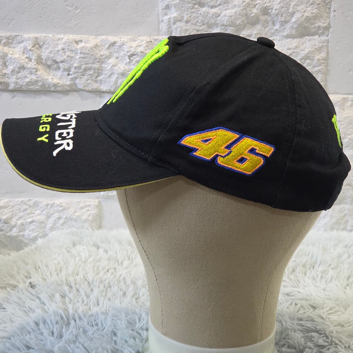 L6-6:몬스터 에너지x발렌티노 로시 VR46 캡 블랙 56-59cm 상품이미지4