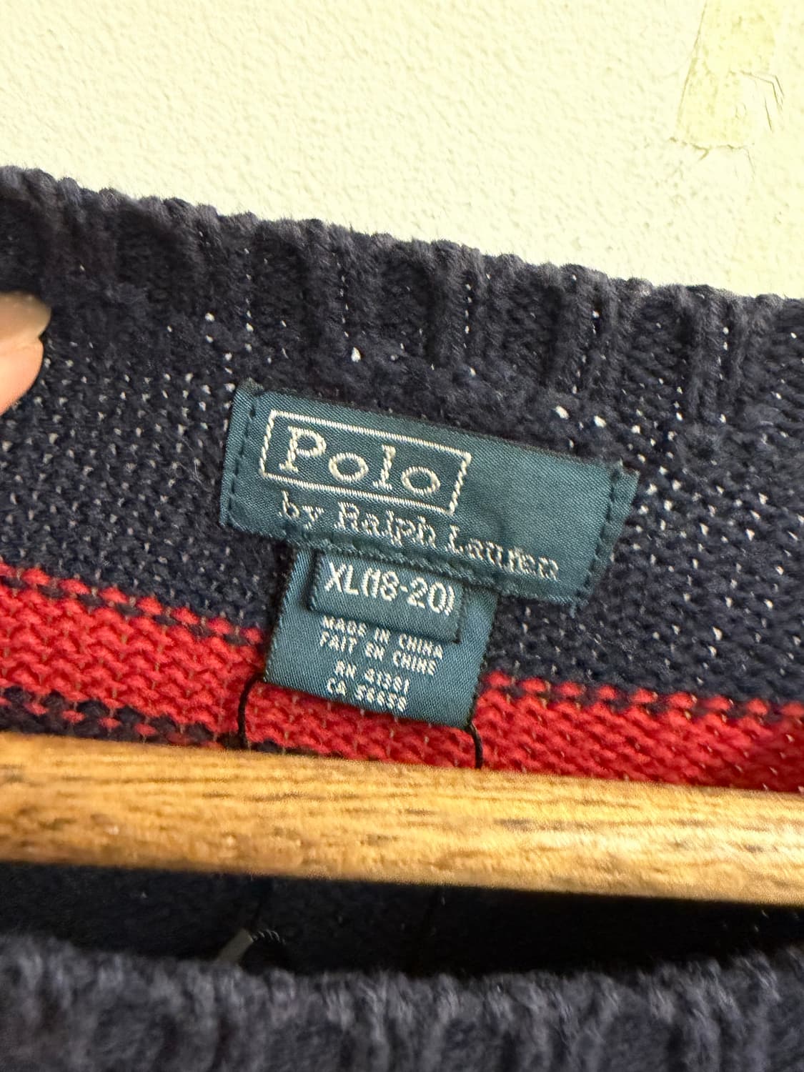 N77. 폴로 엘보패치 코튼니트 상품이미지3