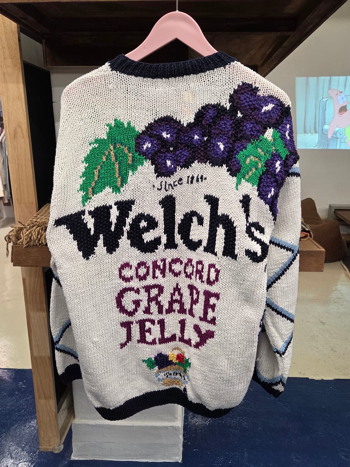 2000s Welchs 웰치스 라운드넥 가디건 상품이미지5