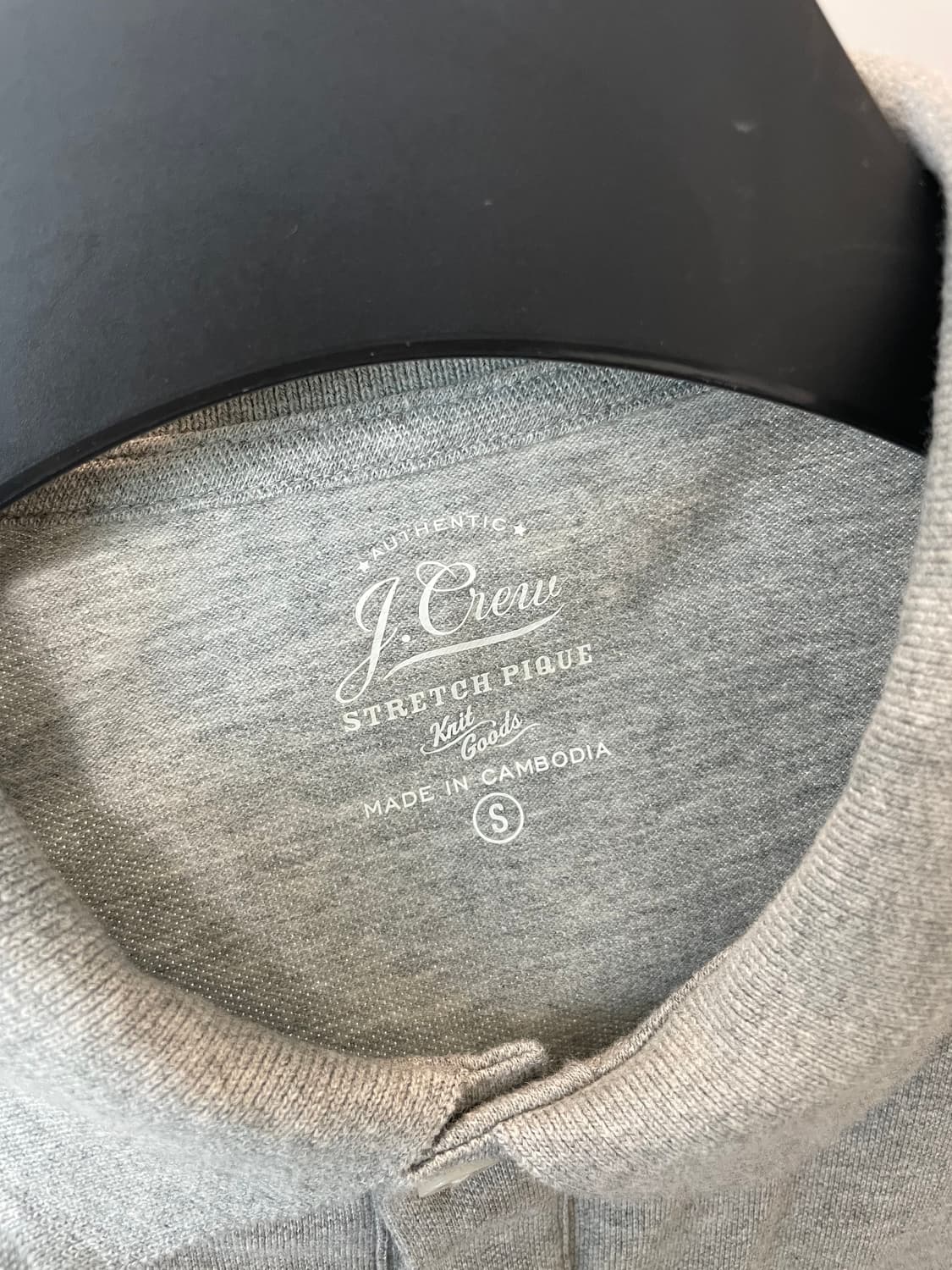 (S) jcrew 제이크루 그레이 포켓 반팔 카라티 상품이미지4