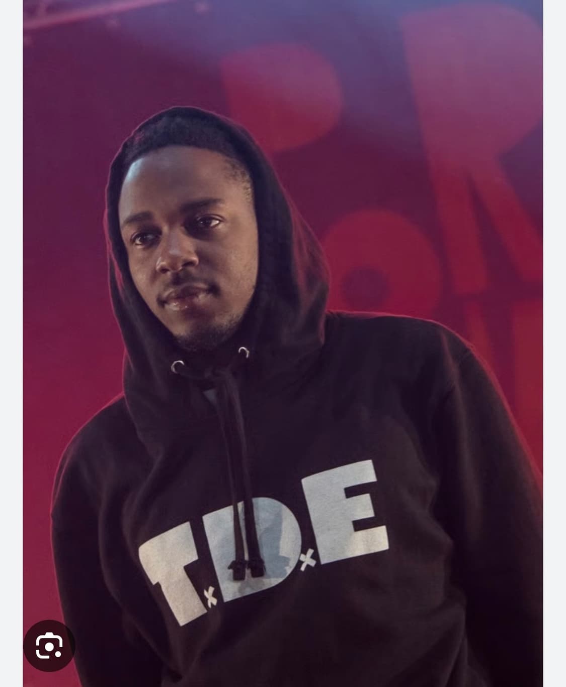 TDE 켄드릭 라마 블랙 후드티 (m 95-100) 상품이미지1