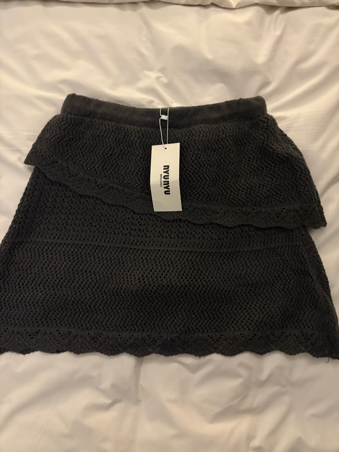 뉴뉴 니트 프릴스커트 새상품 상품이미지2