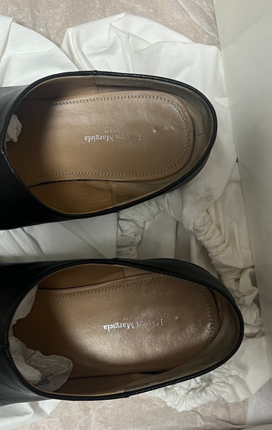 (42) 메종 마르지엘라 타비 바부슈 블랙 상품이미지4