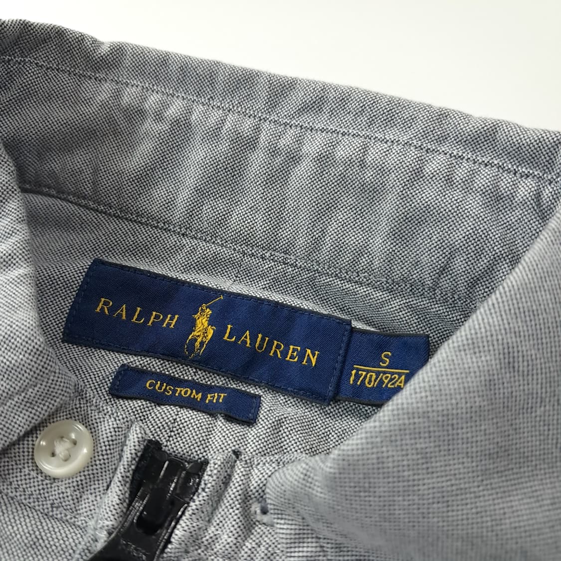 CK397 FREE 폴로 더스티 차콜그레이 크롭 셔츠 자켓 상품이미지3