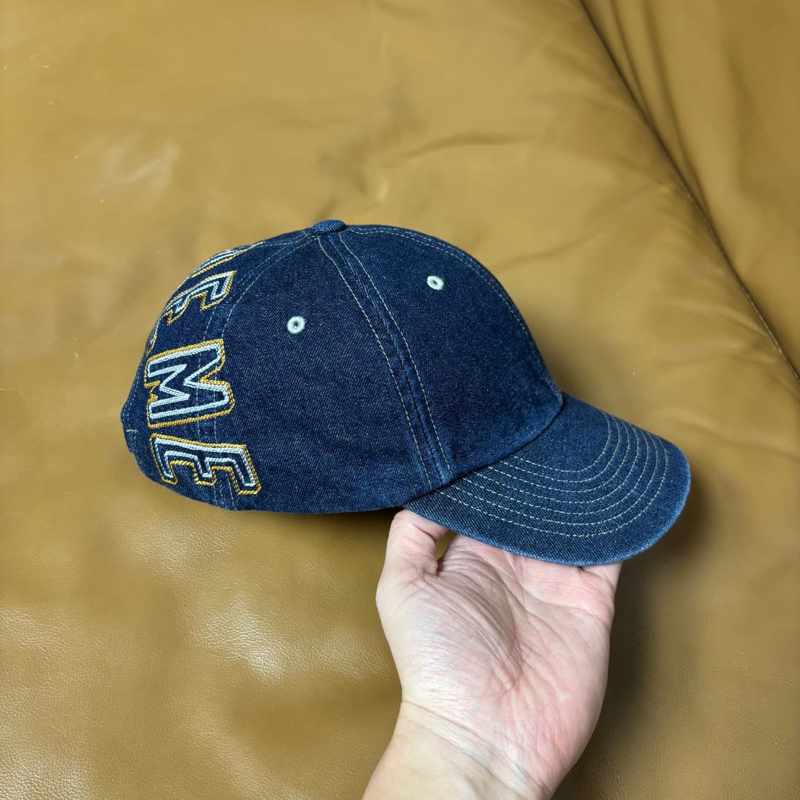 슈프림 6패널 볼캡 모자 23fw 백 아크 데님 상품이미지5