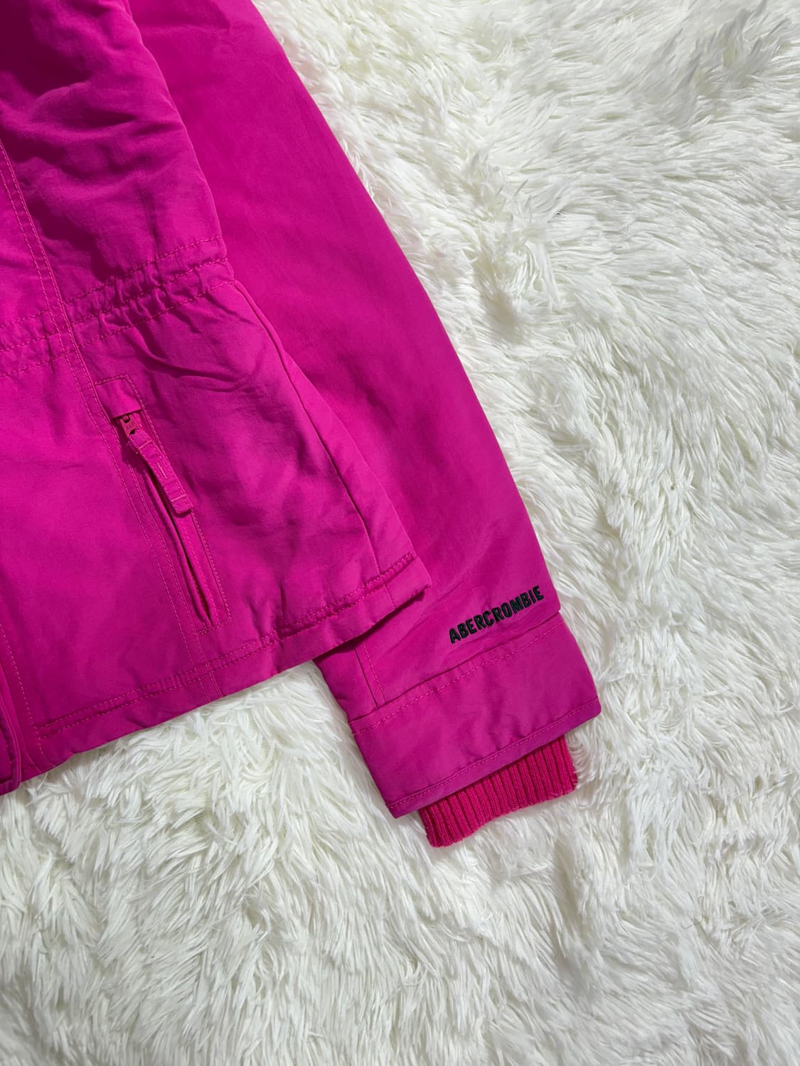아베크롬비 딥핑크 자수로고 후디 자켓  상품이미지6