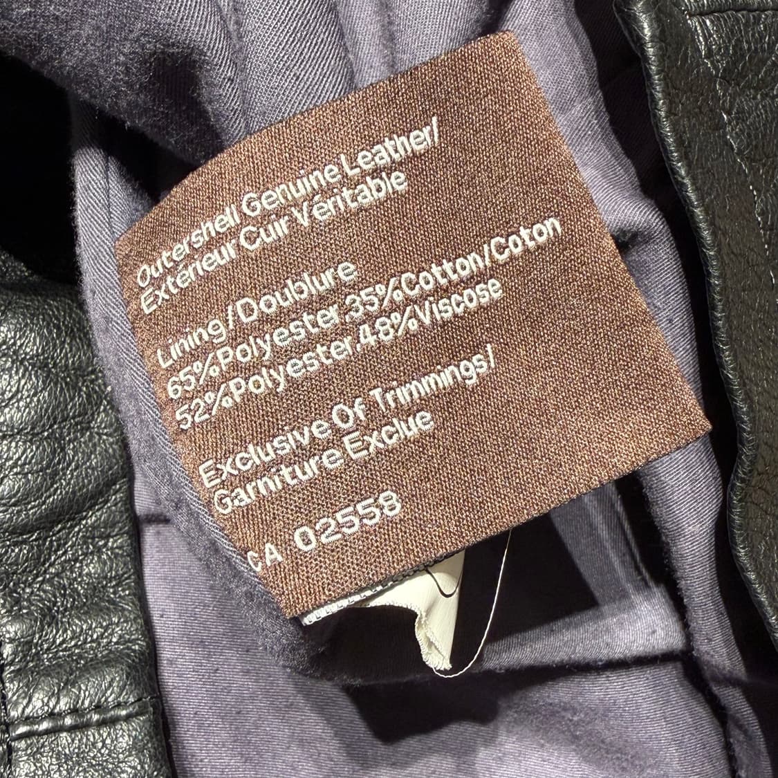캐나다 데니어 램스킨 레더 카 코트 95~100 양가죽 자켓 상품이미지3