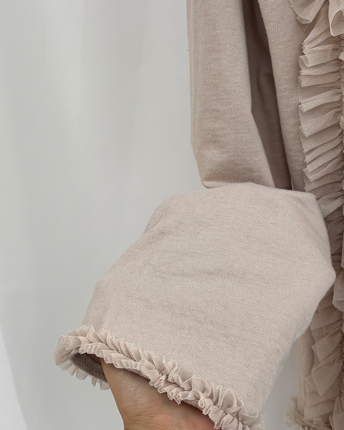 dew frill romantic designed cardigan 상품이미지4