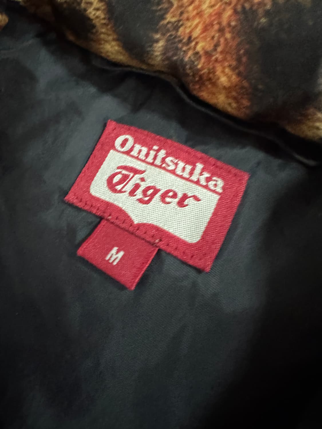 희귀!! 여성 오니츠카타이거 레오파드 패딩 조끼 상품이미지3