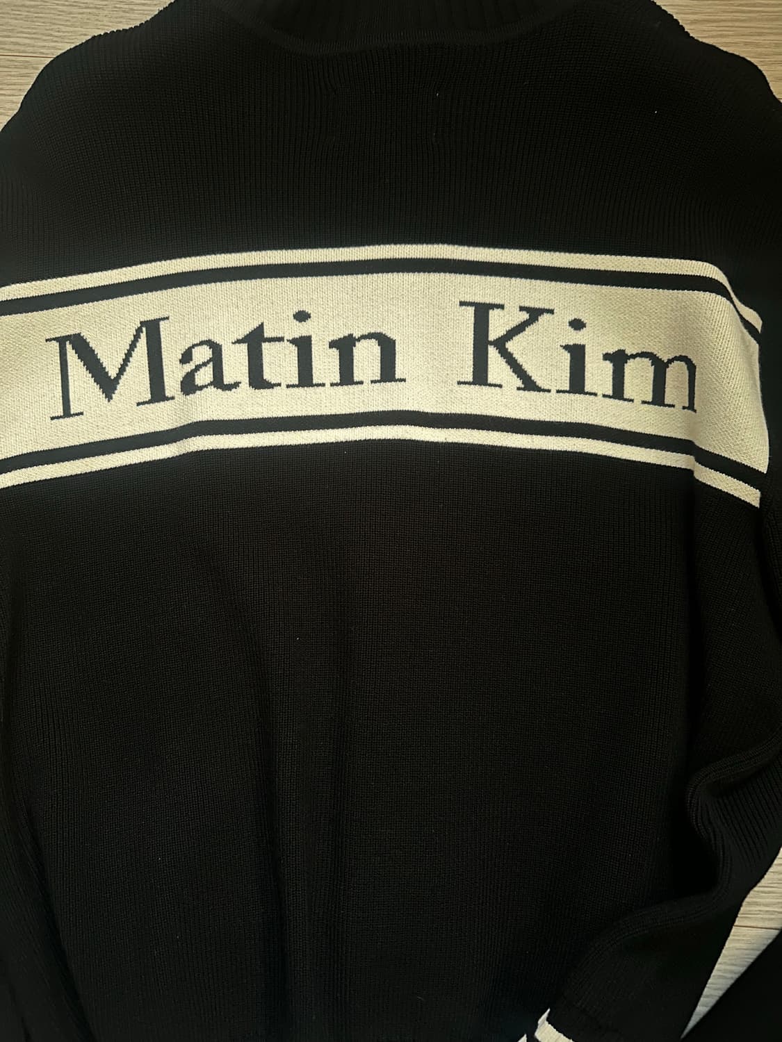 마땡킴 니트집업 상품이미지1