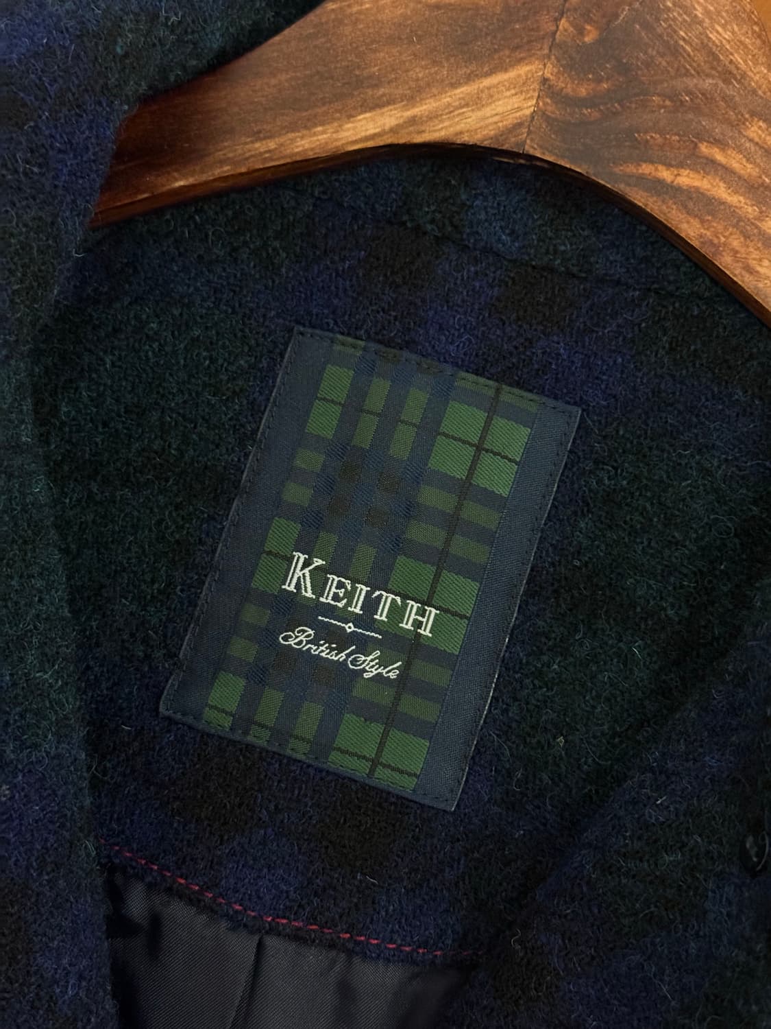 66) KEITH Harris Tweed Check Raglan Coat 상품이미지6