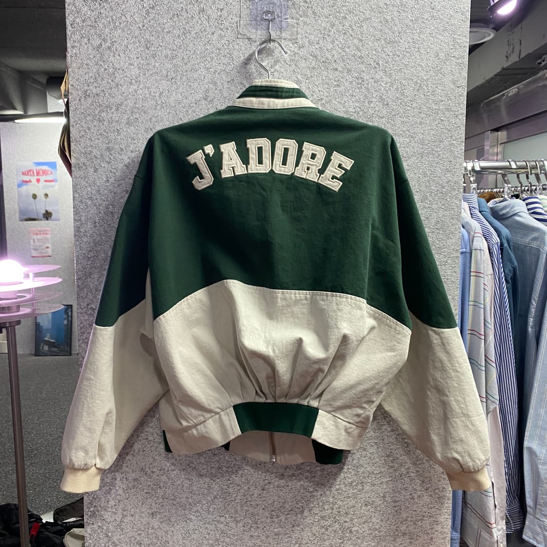 라티젠 LR컬러 블록 블루종 자켓 B4215 상품이미지5