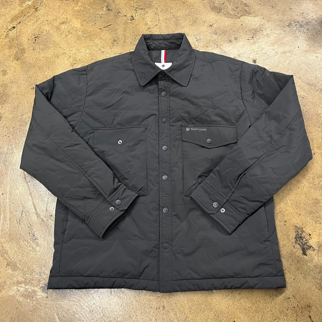[정품/100] 스노우피크 블랙 퀼팅 셔츠 자켓 b16 상품이미지2