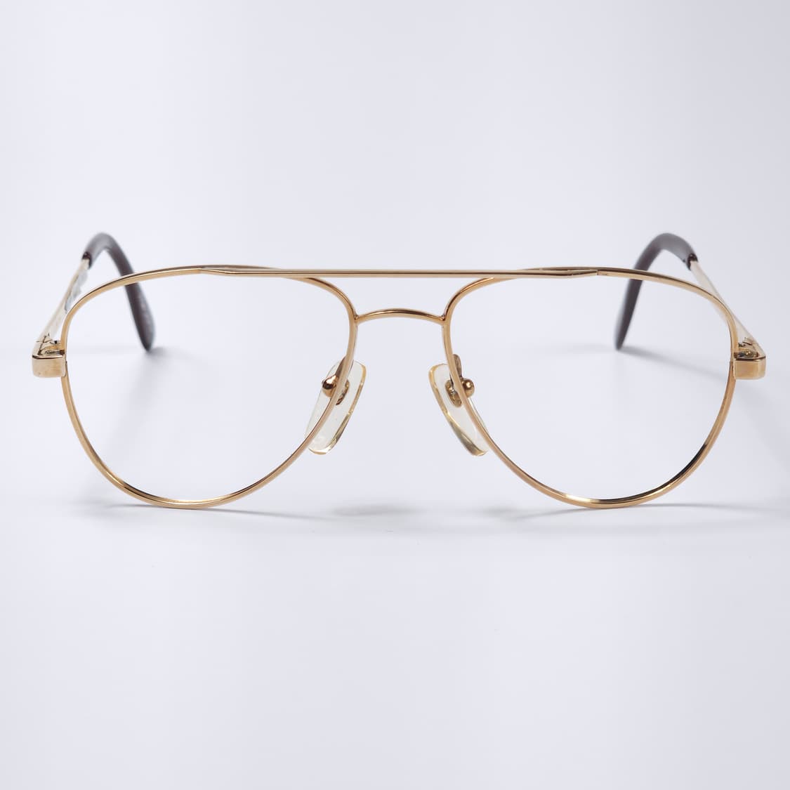 14K 도금 90년도 데드스탁 투브릿지 안경 상품이미지1