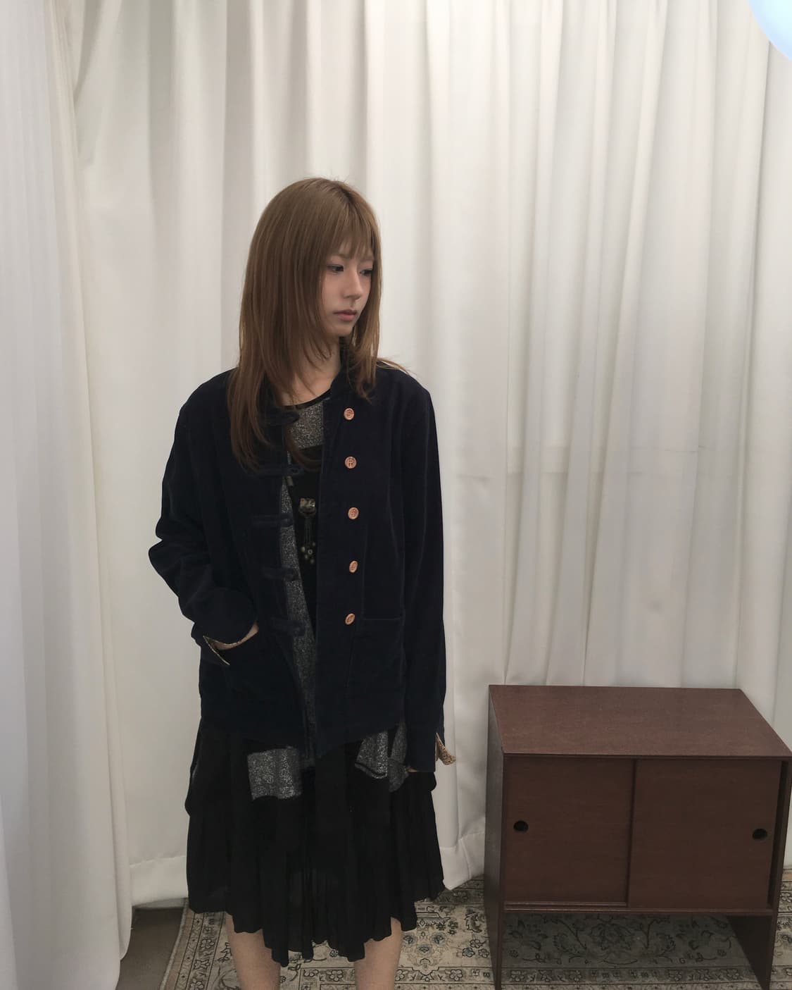 네이비 골덴 자켓 상품이미지3