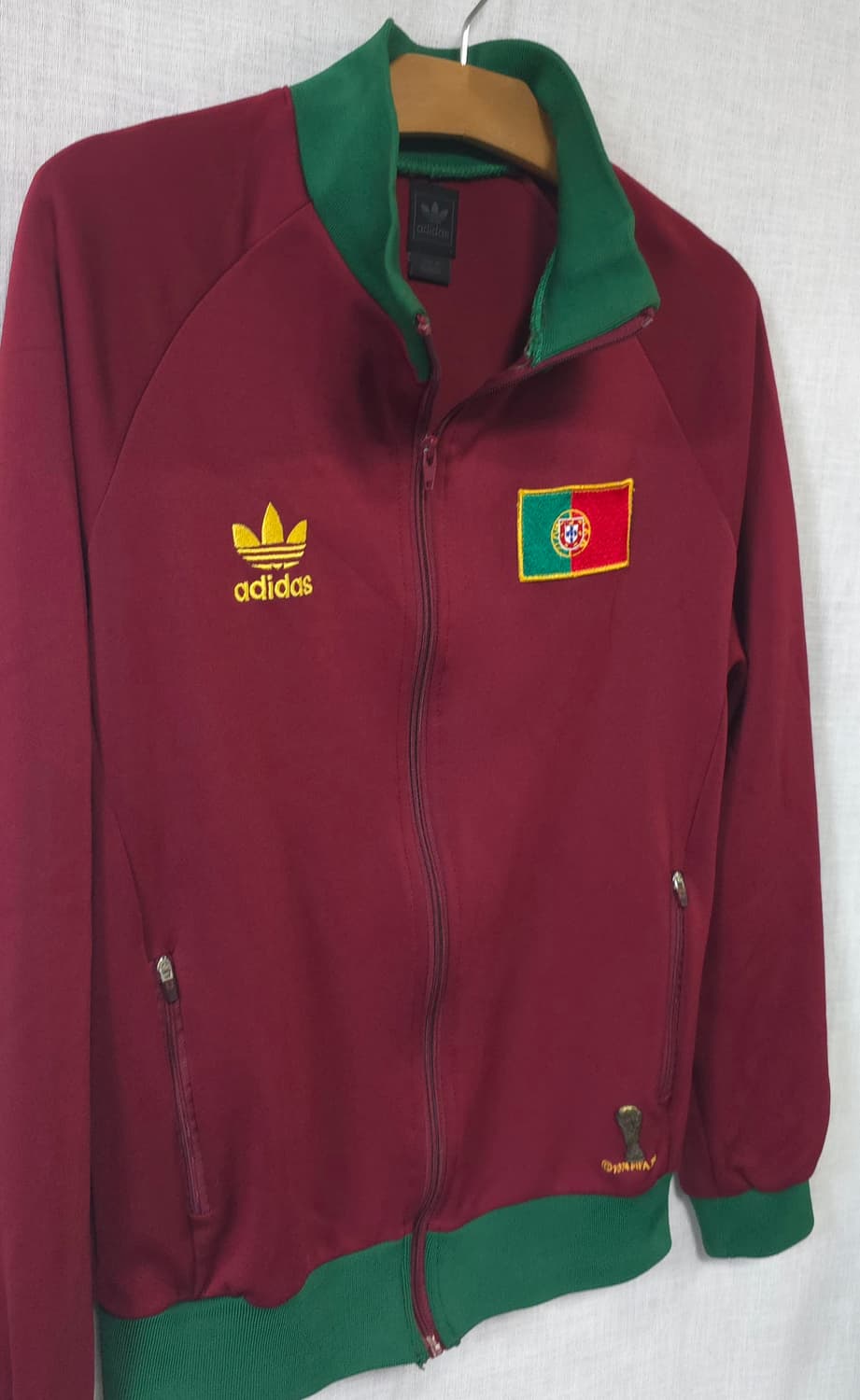 아디다스 정품 2006 월드컵 포르투갈 트랙탑 자켓 95 져지 바람막이  상품이미지5