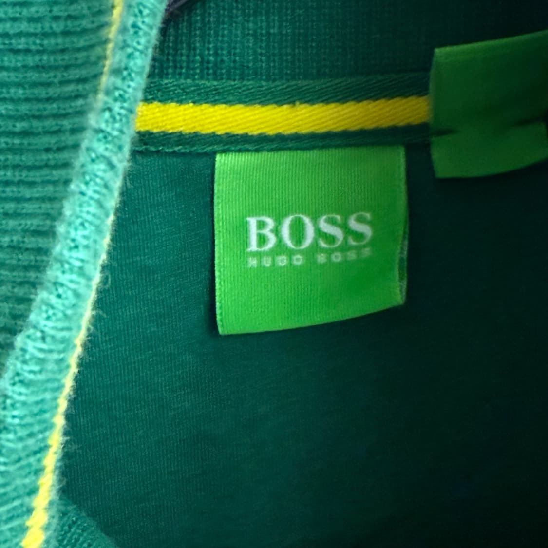 휴고보스 브라질 콜라보 그린 집업 자켓 M 상품이미지2