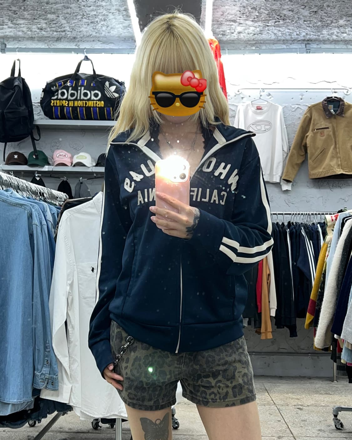 착샷O 후아유 네이비 져지 상품이미지4