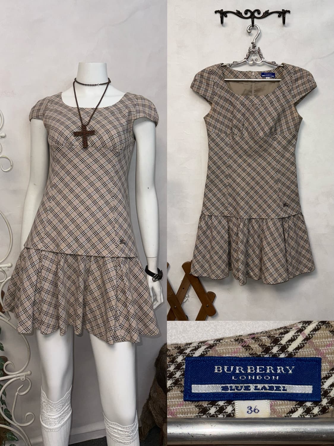 Burberry nova check half pleats ops 상품이미지1