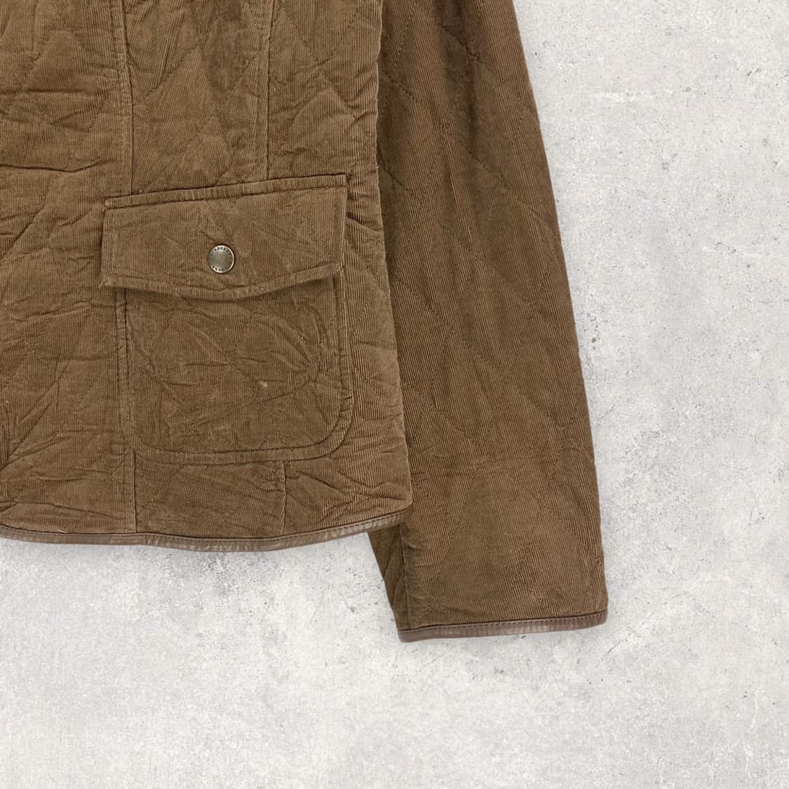 버버리 코듀로이 퀄팅 자켓 상품이미지4