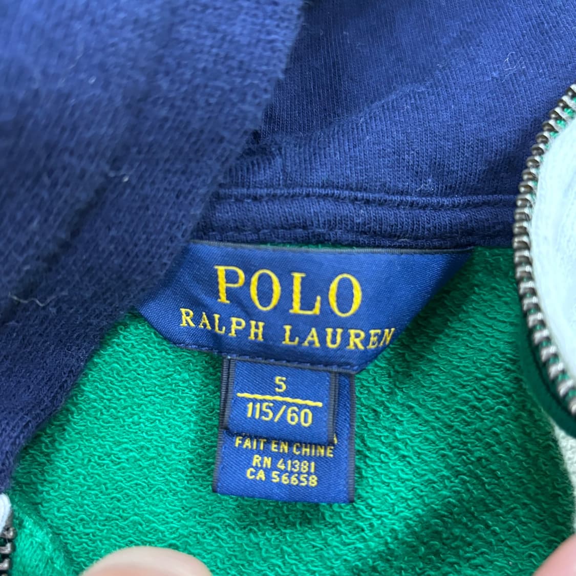 S 폴로랄프로렌 키즈 후드 집업 자켓 0331E 상품이미지3