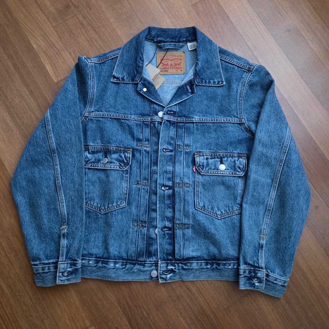 리바이스 타입2 트러커 자켓 미디엄 인디고 M사이즈 상품이미지1